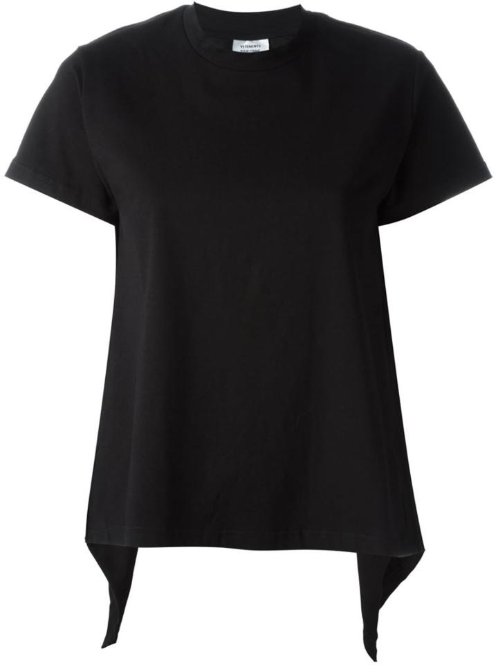 Vetements Open Back T-shirt