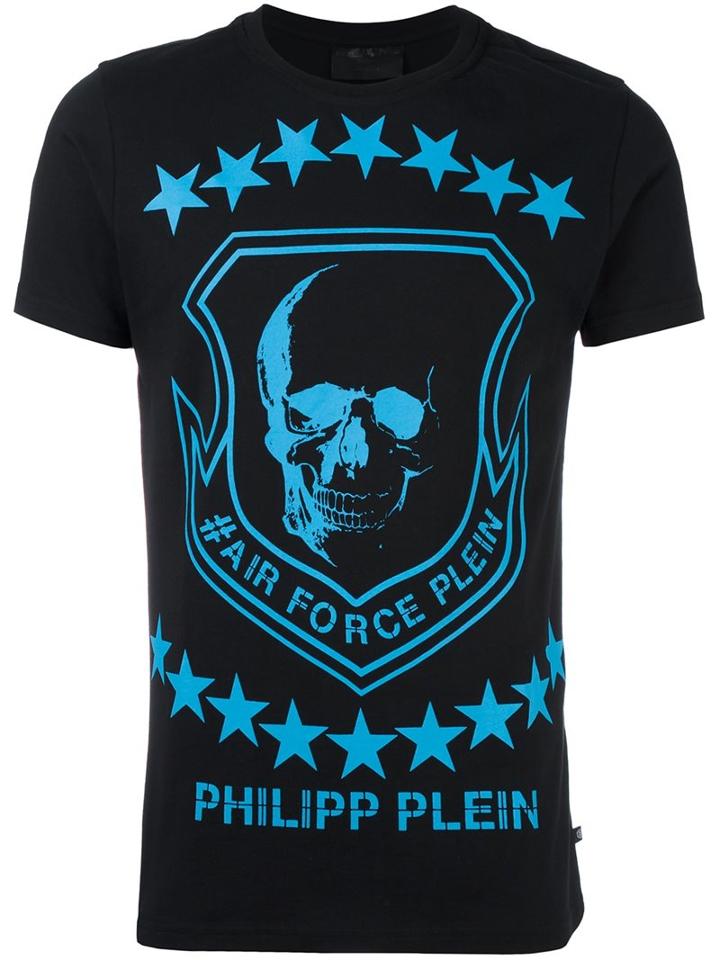 Philipp Plein 'never Forget Me' T-shirt, Men's, Size: Xl, Black, Cotton