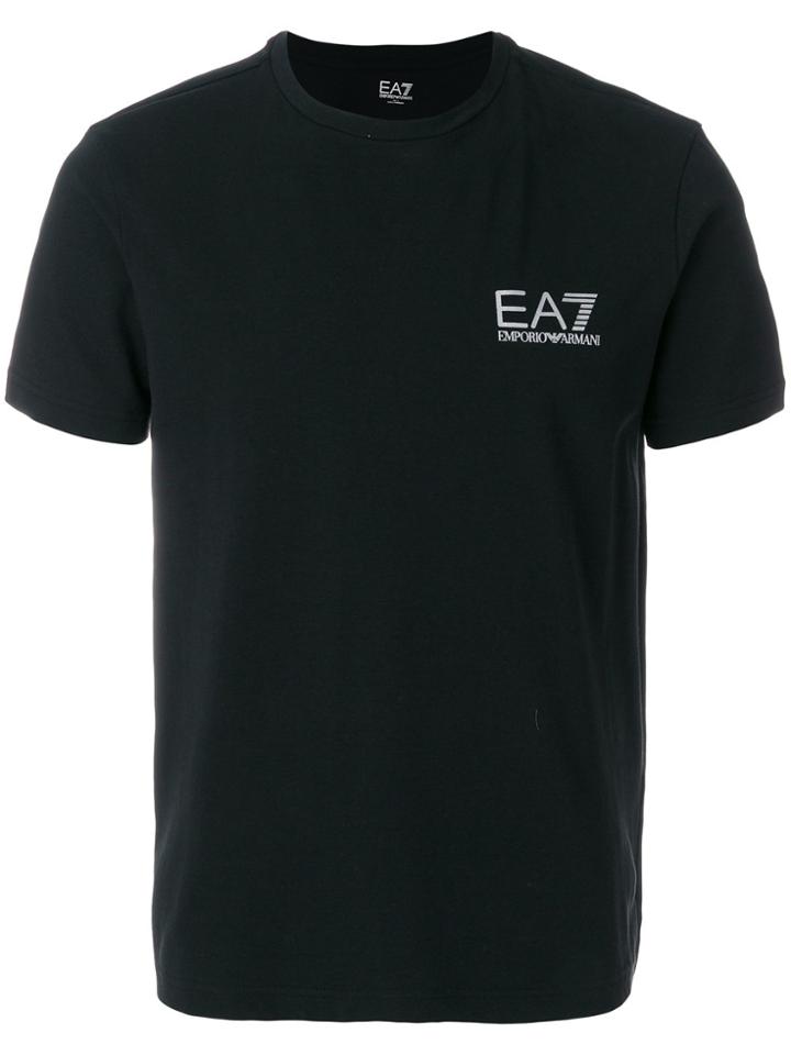 Ea7 Emporio Armani Short Sleeved T-shirt - Black