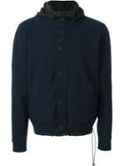 Bark Single Breasted Hooded Jacket, Men's, Size: M, Blue, Cotton/polyamide/polyester/spandex/elastane