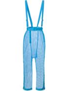 Issey Miyake Vintage Netted Trousers, Women's, Size: Medium, Blue