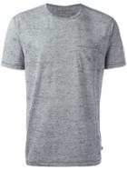 John Varvatos Chest Pocket T-shirt, Men's, Size: Small, Grey, Polyester/cotton