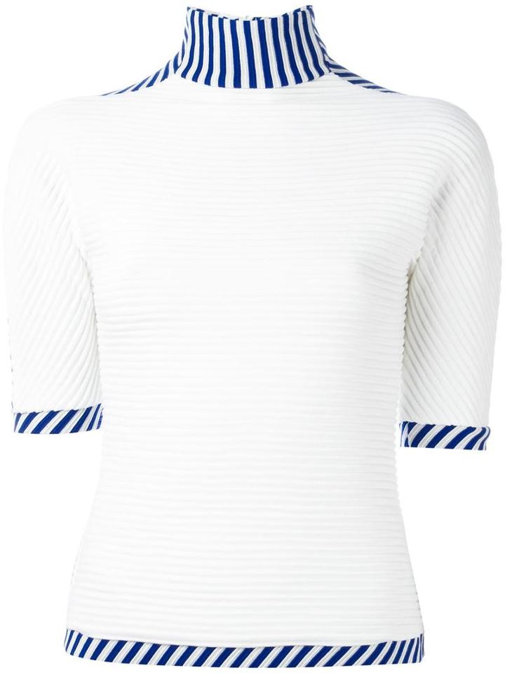 Richard Malone Bicycle Top, Women's, Size: Medium, White, Acrylic