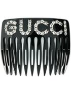 Gucci Logo Hairclip - Black