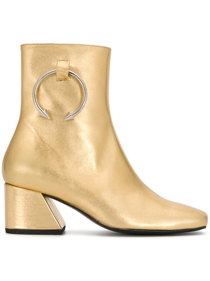 Dorateymur Buckled Ankle Boots - Metallic