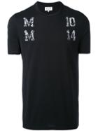 Embroidered T-shirt - Men - Cotton - 50, Black, Cotton, Maison Margiela