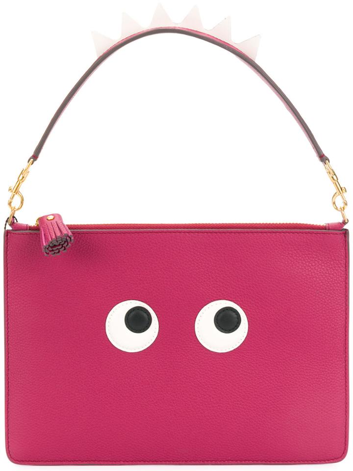 Anya Hindmarch Eyes Clutch - Red