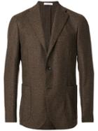 Boglioli - Woven Single Breasted Jacket - Men - Acetate/cupro/virgin Wool - 50, Brown, Acetate/cupro/virgin Wool