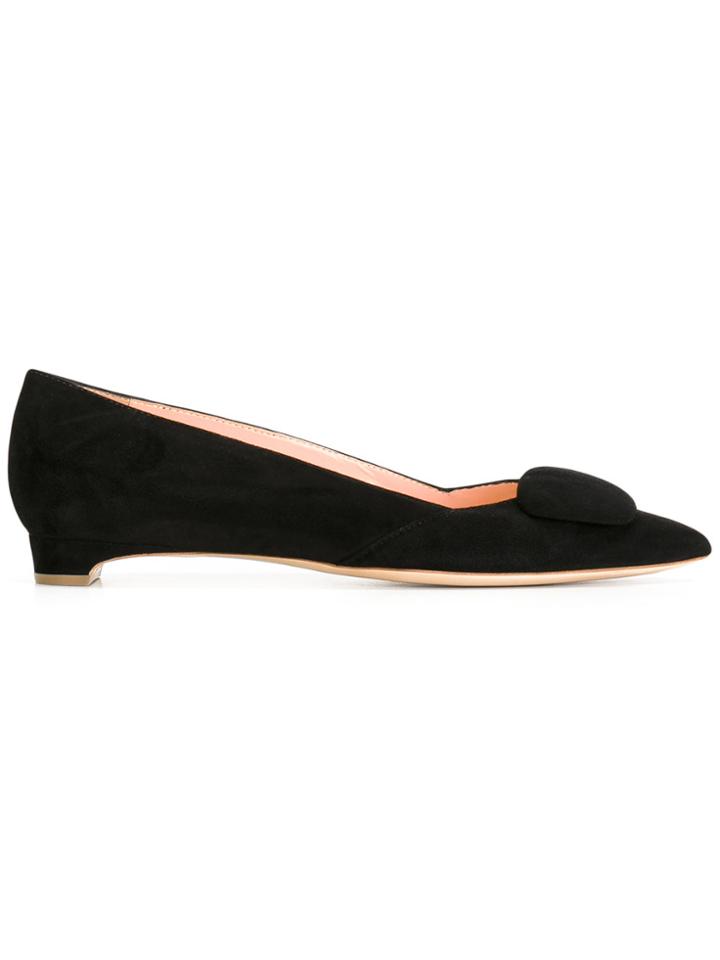 Rupert Sanderson Tab Ballerinas - Black