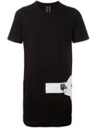 Rick Owens Drkshdw Longline T-shirt, Men's, Size: Medium, Black, Cotton