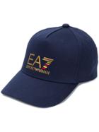 Ea7 Emporio Armani Logo Cap - Blue