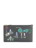 Paul Smith Garden Scene Wallet - Black