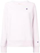 Champion Logo Sweater - Pink & Purple