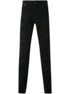 Hl Heddie Lovu Distressed Slim Fit Jeans - Black