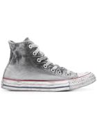 Converse Converse 156885c 102 Gray/optical White Leather/fur/exotic