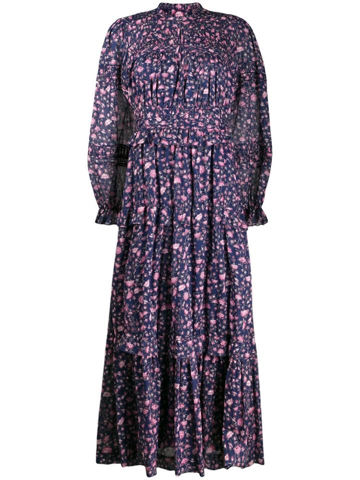 Isabel Marant Étoile Likoya Floral Print Dress - Blue