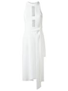 Giuliana Romanno Midi Dress, Women's, Size: 40, White, Acetate
