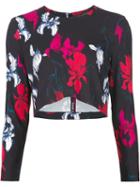 Thakoon Flower Print Cropped Top