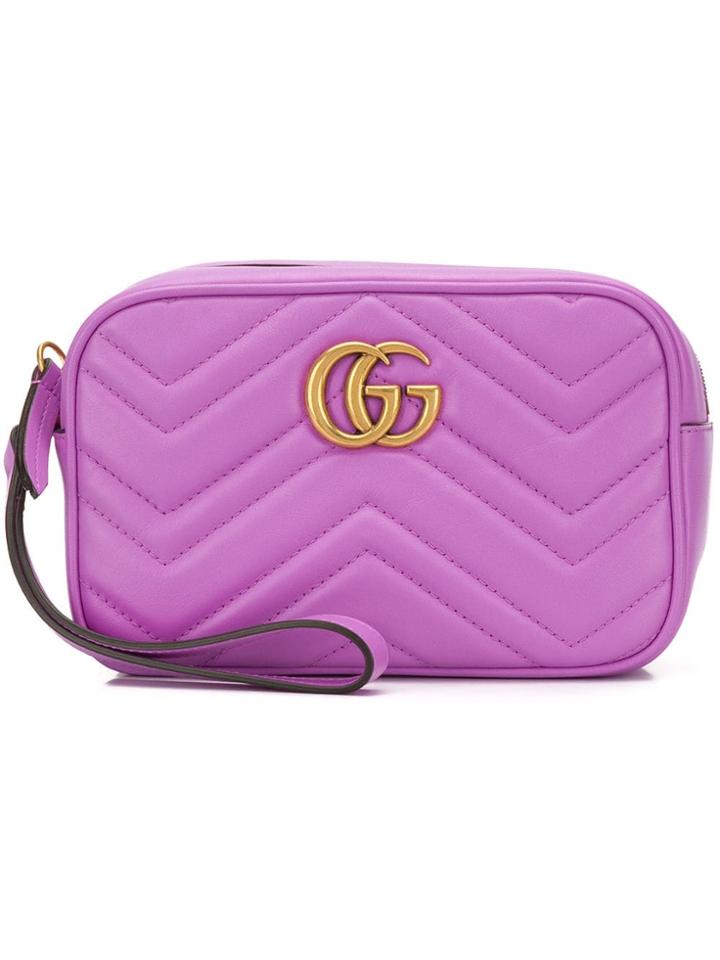 Gucci Gg Marmont Cosmetic Case - Pink