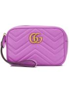 Gucci Gg Marmont Cosmetic Case - Pink