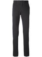 Lardini - Pique Print Straight Trousers - Men - Cotton/linen/flax/polyester - 48, Blue, Cotton/linen/flax/polyester