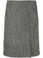 Moschino Pre-owned Slit Front A-line Skirt - Grey