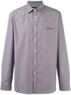 Raf Simons Regular Fit Shirt With Slightly Longer Sleeves, Men's, Size: 48, Pink/purple, Cotton