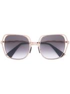 Kuboraum Oversized Sunglasses - Metallic