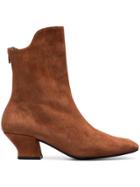 Dorateymur Brown Han 50 Suede Ankle Boots