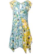 Hilfiger Collection - Floral Patchwork Dress - Women - Silk/cotton/polyamide/spandex/elastane - 6, Silk/cotton/polyamide/spandex/elastane