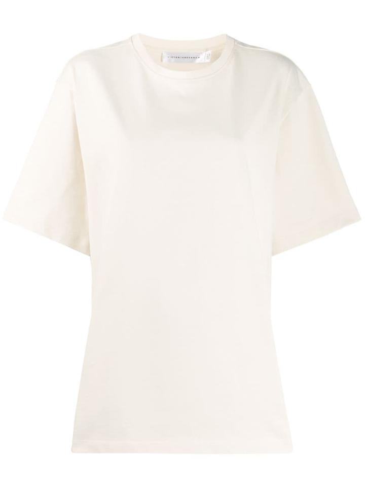Victoria Beckham Victoria Beckham Tpjrs1813paw19 Ecru - White