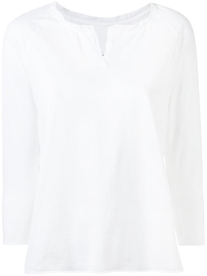 Kristensen Du Nord - Poplin Top - Women - Cotton - 2, White, Cotton