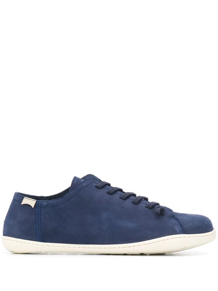 Camper Flat Lace-up Sneakers - Blue