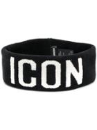 Dsquared2 Branded Headband - Black