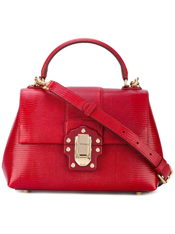 Dolce & Gabbana - Lucia Tote - Women - Leather - One Size, Red, Leather