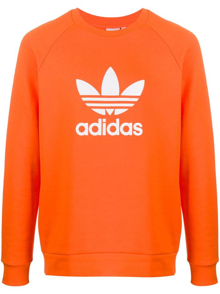Adidas Originals Trefoil Sweatshirt - Orange