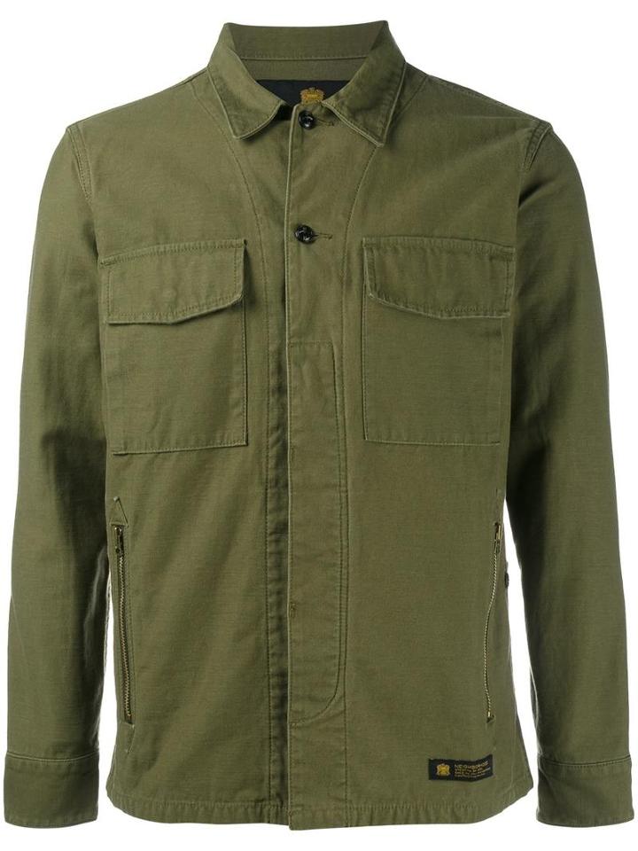 Neighborhood Lightweight Jacket, Men's, Size: Large, Green, Cotton