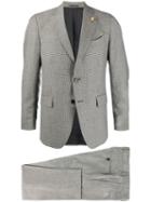 Lardini Two-piece Fitted Suit - Black