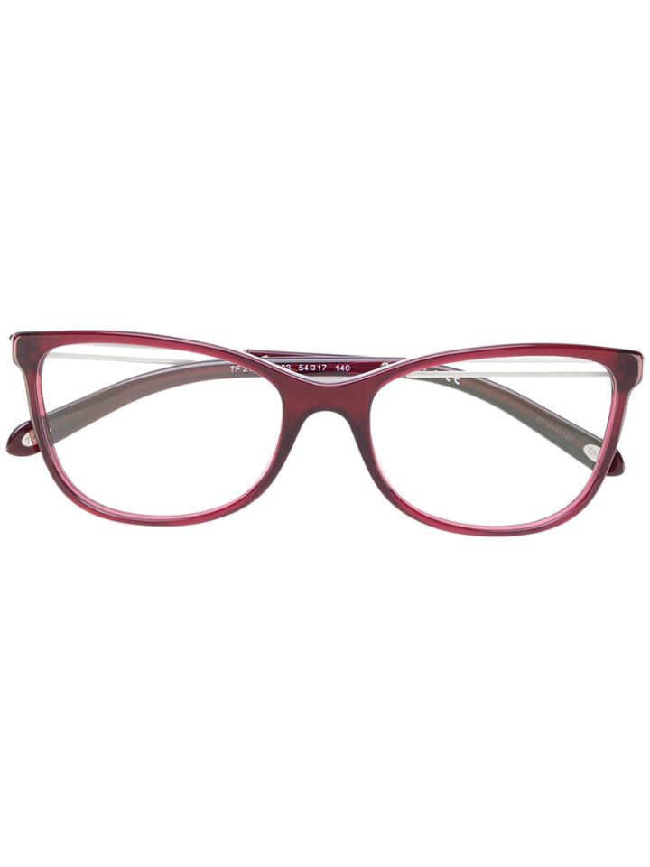 Tiffany & Co. Classic Square Glasses - Pink & Purple