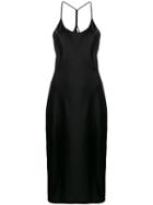 T By Alexander Wang Wash & Go Slip Dress - Black