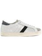 D.a.t.e. Laminated Low Top Sneakers - Metallic