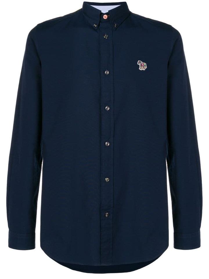Ps Paul Smith Classic Plain Shirt - Blue