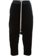 Rick Owens Drop-crotch Trousers, Women's, Size: 44, Black, Viscose/silk/cotton