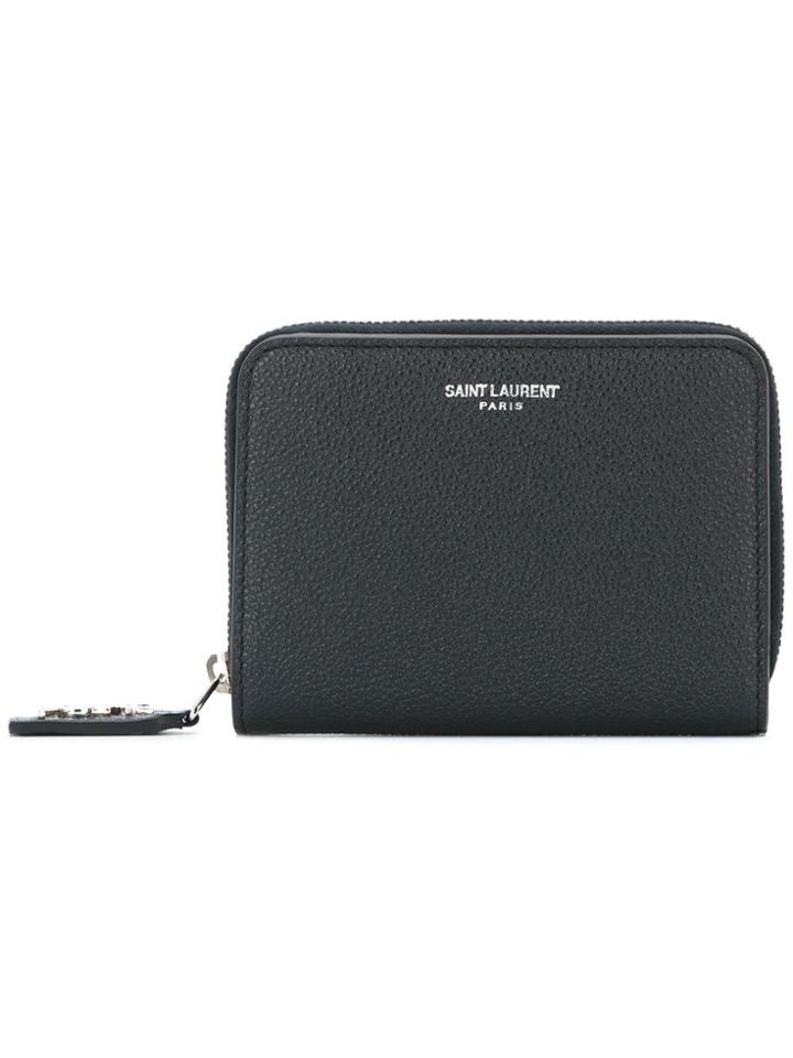 Saint Laurent Zipped Purse - Blue