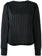 Isabel Marant - Stanford Striped Top - Women - Silk/cupro - 36, Black, Silk/cupro