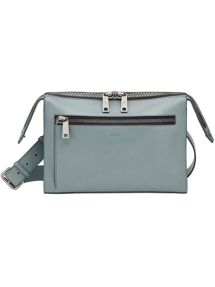Fendi Document Holder Zipped Bag - Green