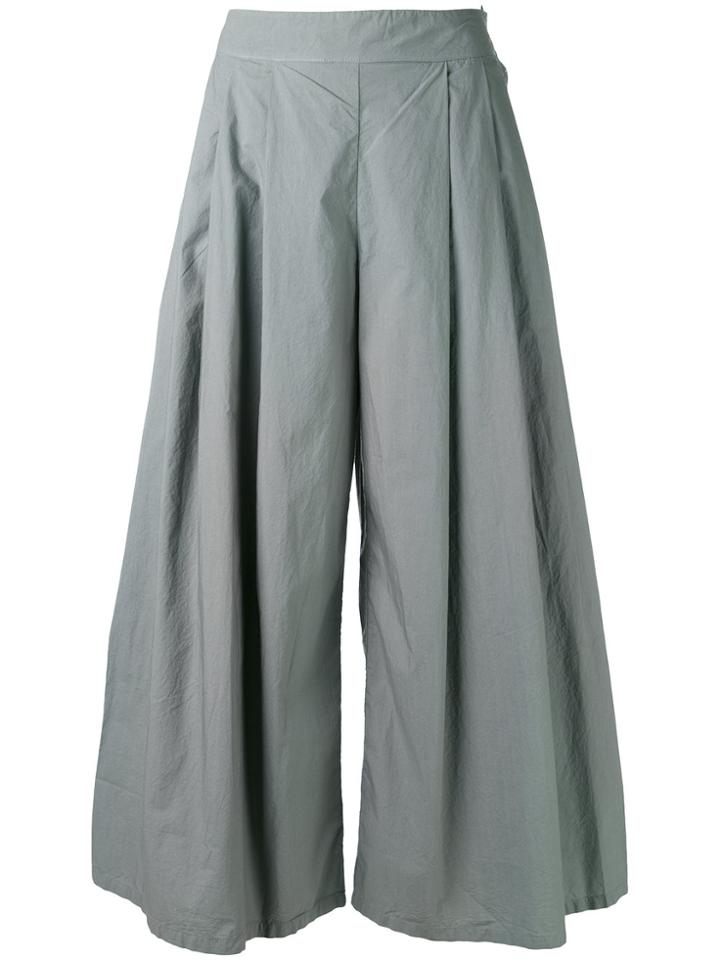 Labo Art Wide Pleated Trousers - Grey