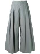 Labo Art Wide Pleated Trousers - Grey