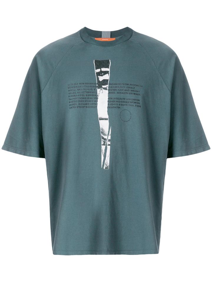 Komakino Graphic Print T-shirt - Grey