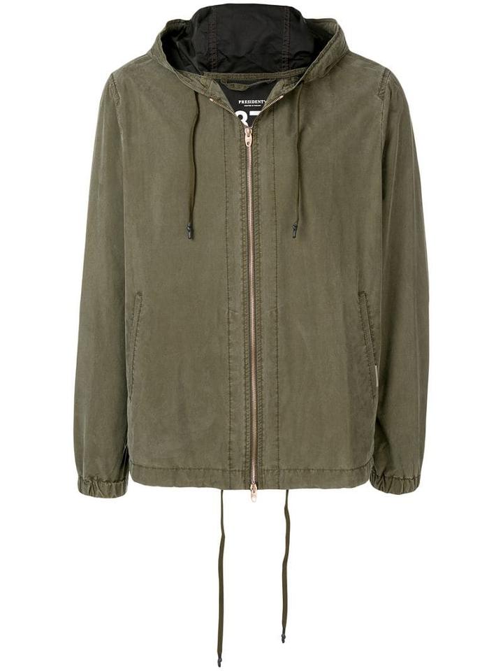 President's Kway Hooded Jacket - Green